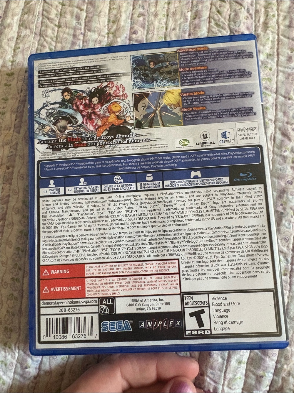 Demon Slayer: Kimetsu no Yaiba – The Hinokami Chronicles (PS4) - Picture 2 of 5